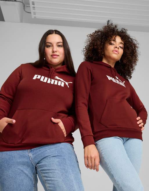 Burgundy puma sweatshirt best sale