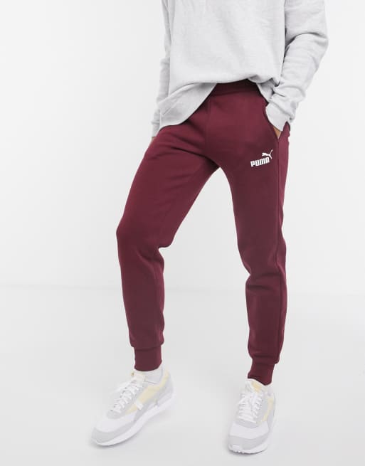 Burgundy on sale puma joggers