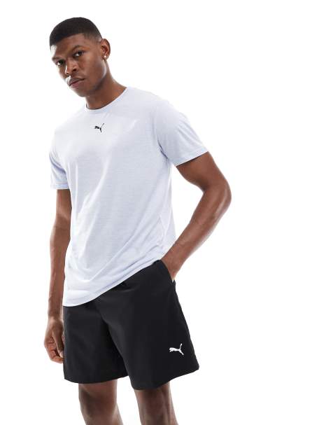 PUMA - Essentials - Lyseblåmeleret T-shirt - view 1