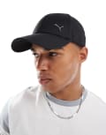 [Puma] PUMA Essentials metal PUMA cat baseball cap in black One Size BLACK