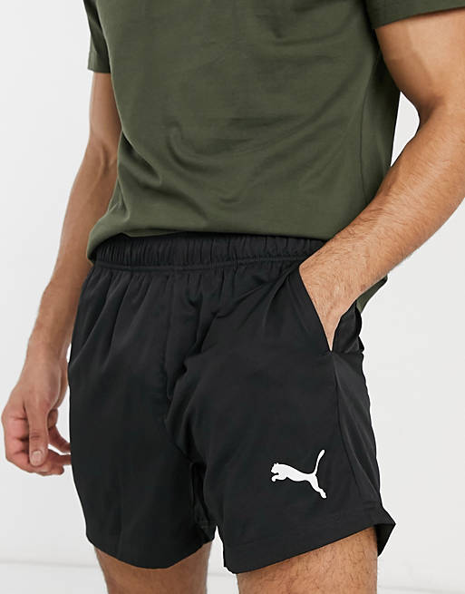 Pantaloncini da 5" con logo neri Essentials Asos Uomo Abbigliamento Pantaloni e jeans Shorts Pantaloncini 