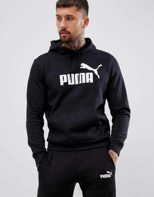 all black puma hoodie