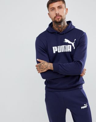 navy puma hoodie