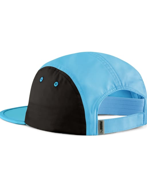 Puma Essentials running 5 panel cap in speed_blue, 2 of 2