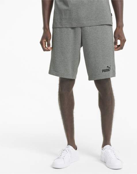 Puma Essentials shorts in medium gray heather - view 1