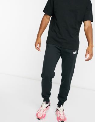 puma essential skinny joggers in black