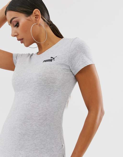 Puma essentials small logo gray t shirt ASOS