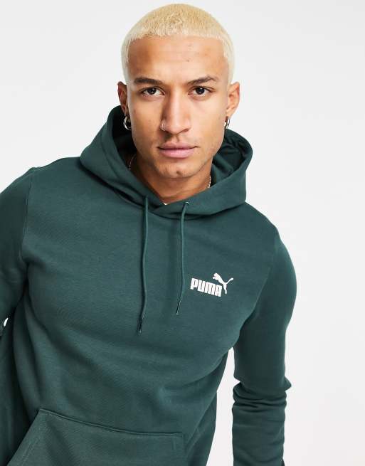 Puma core logo overhead hoodie online green