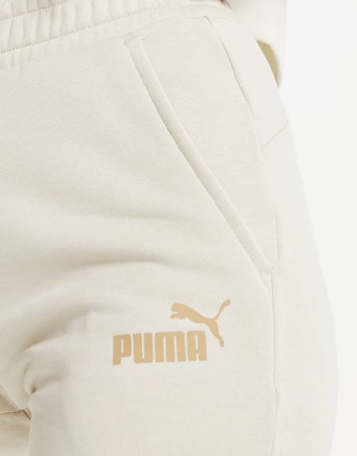 White Puma Emblem Joggers - JD Sports Global