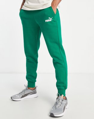 Puma essentials small logo sweatshirt in varsity green