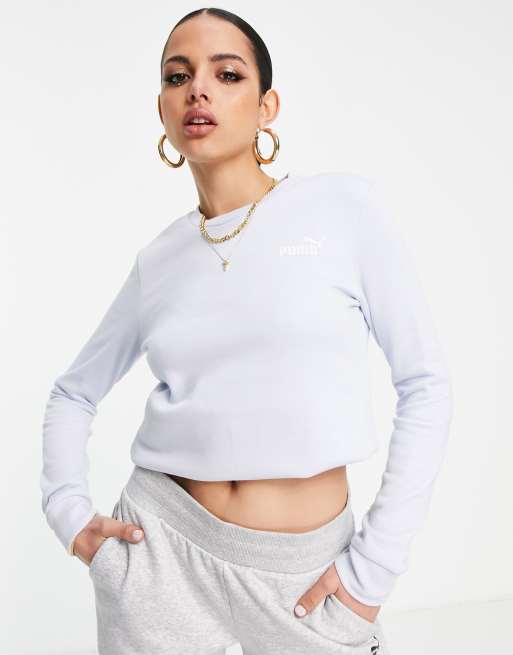 Puma small logo sweatshirt sale