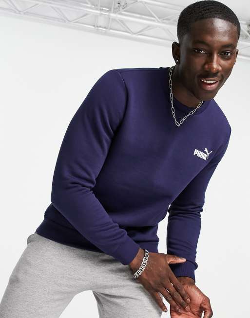 Navy puma clearance sweatshirt