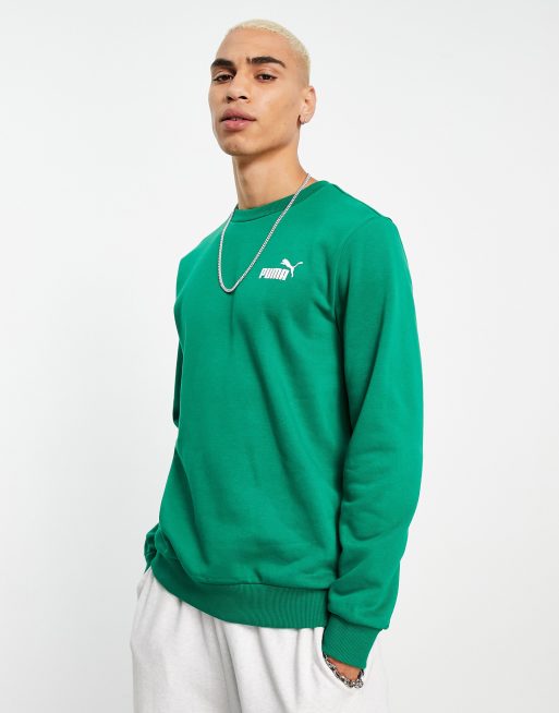 Green store puma sweater