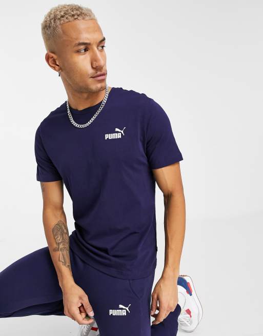 Puma navy store blue t shirt