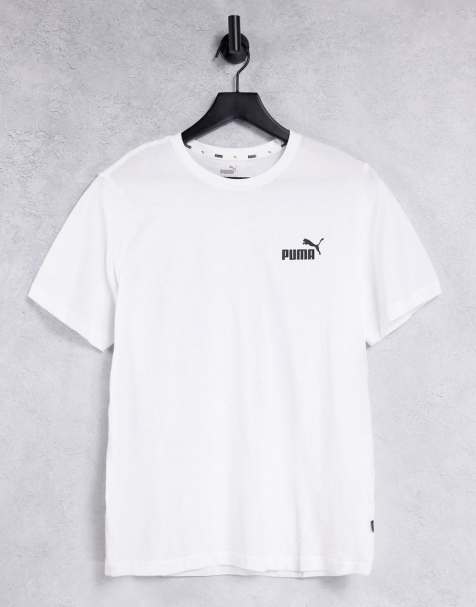 Puma Essentials small logo t-shirt in white - view 1