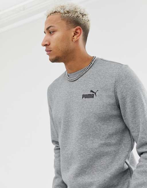 Puma Essentials Sweat petit logo Gris