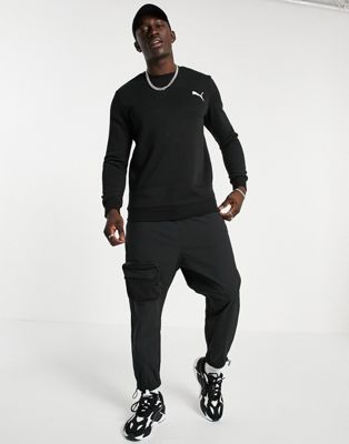 Homme Puma - Essentials - Sweat avec logo panthère - Noir