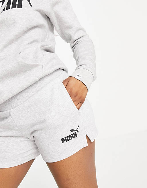 Sportswear Puma Essentials sweat shorts in grey 