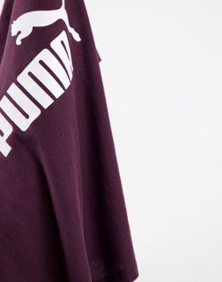 Tops courts Puma - Essentials - T-shirt crop top - Bordeaux