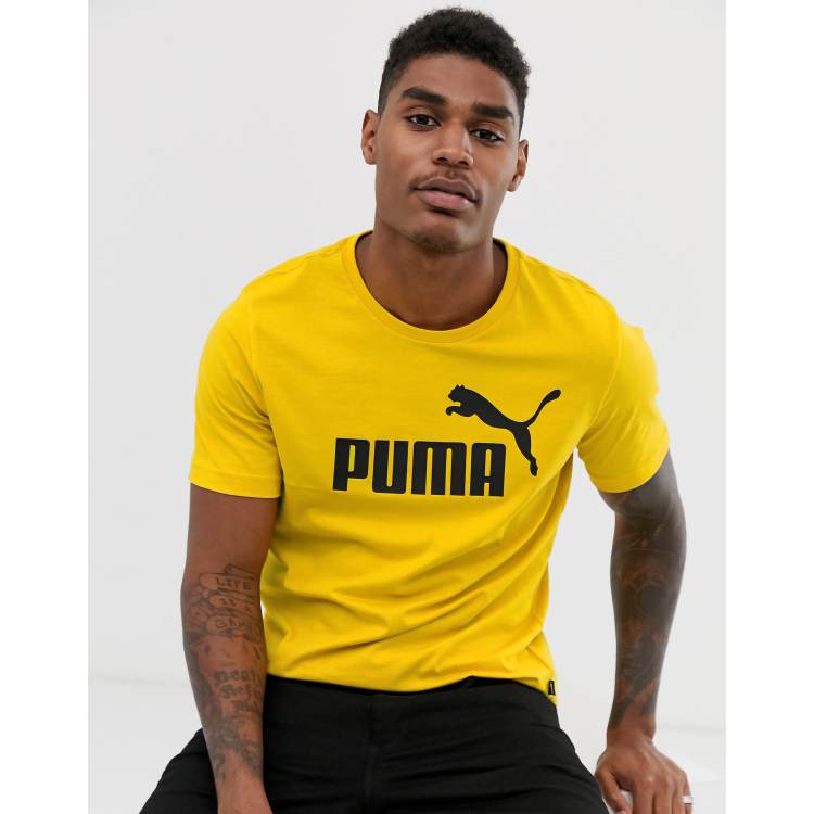 T shirt store puma giallo