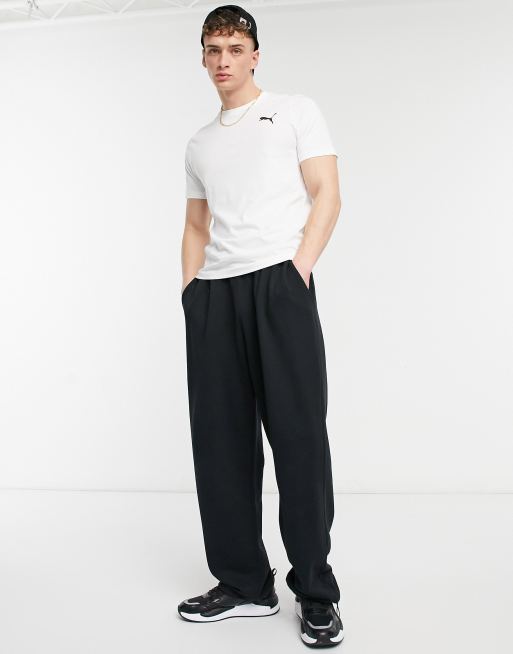 PUMA – Essentials – T-Shirt mit Puma-Logo in Weiß, 4 von 4
