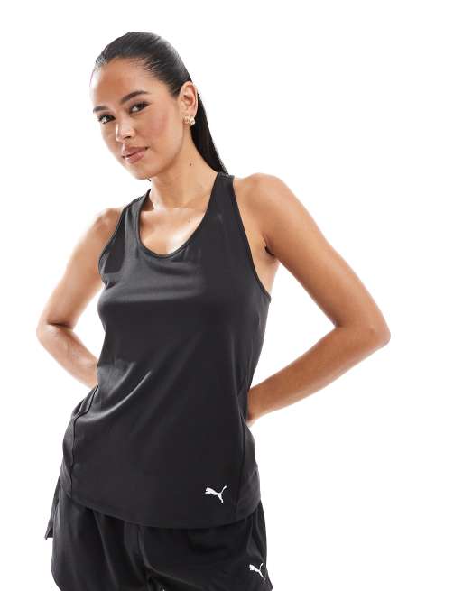 PUMA - Essentials - Tanktop met racerback in zwart