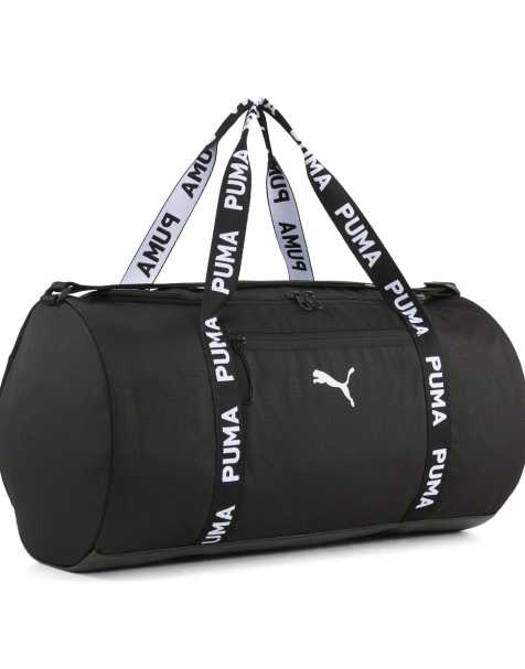 Puma Essentials training 28.5l barrel bag in puma black - view 1