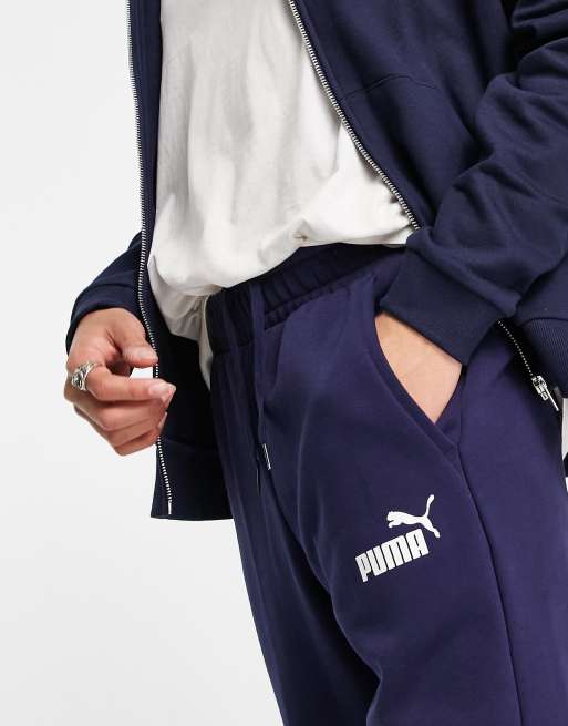 Puma Pantalons de Jogging Essentials Logo Homme Bleu