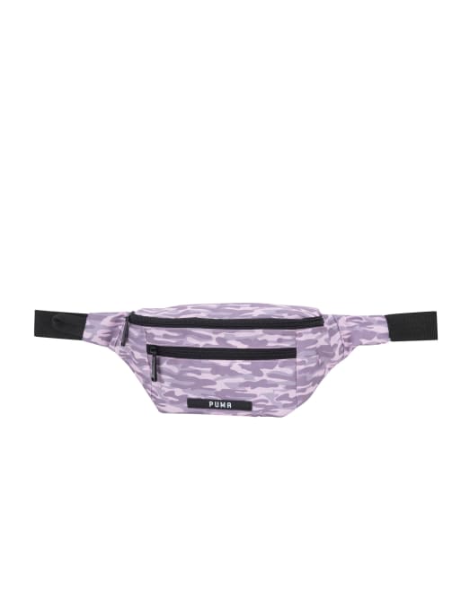 Puma Evercat uniform printed fanny pack in pink 