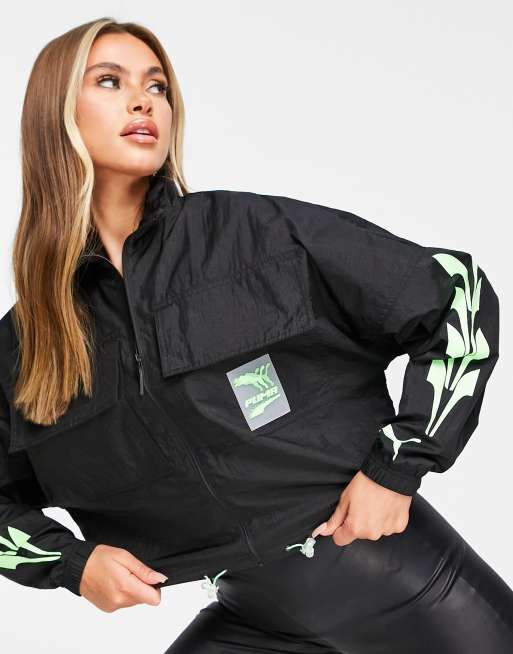 Puma Evide Track Jacket in black ASOS