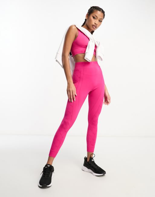 Puma Evoknit 7/8 high waist leggings in pink