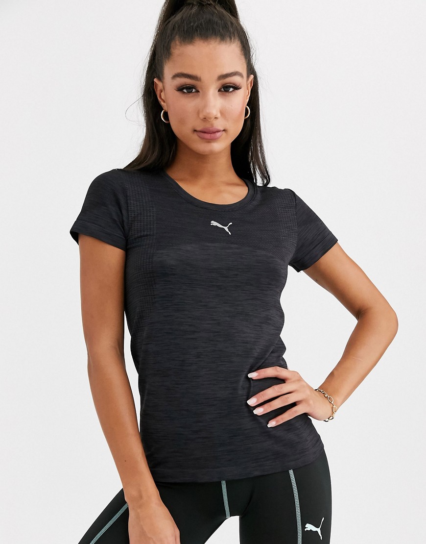 Puma - Evoknit Core - Naadloos T-shirt-Zwart