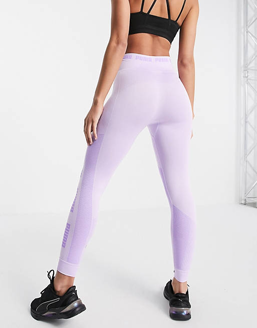 Puma Evoknit seamless leggings in lilac