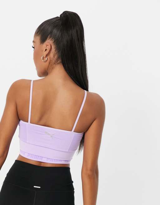 Medium impact sports bra, lavender, Puma