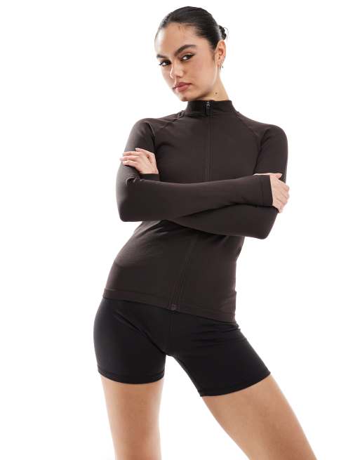 PUMA Evolve Short de sport moulant pouces Noir ASOS