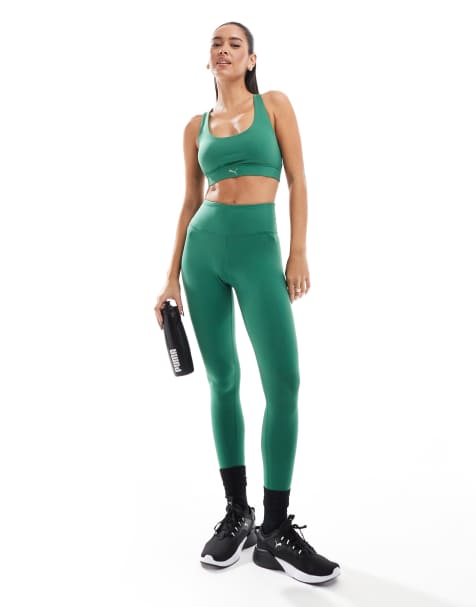 PUMA - Evolve -Training - Legging in groen - view 1