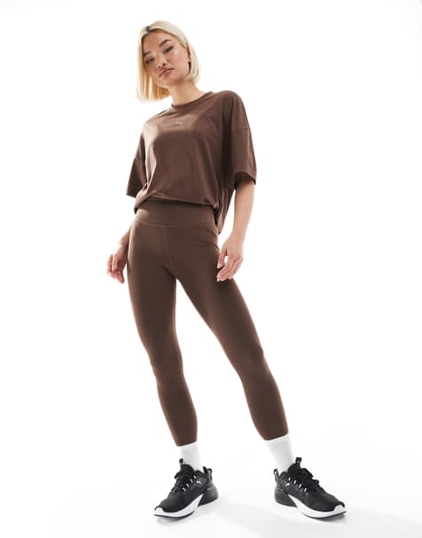 PUMA Evolve Training leggings in brown - view 1