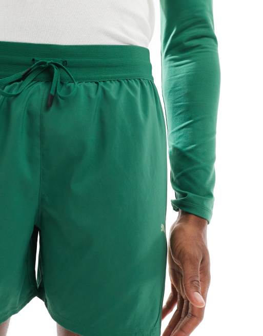 Pantaloncini puma verdi clearance