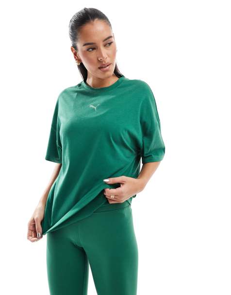 PUMA Evolve Training – T-Shirt in Olivgrün - view 1