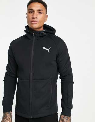 puma evostripe hoodie black