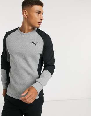 puma evostripe crew sweatshirt