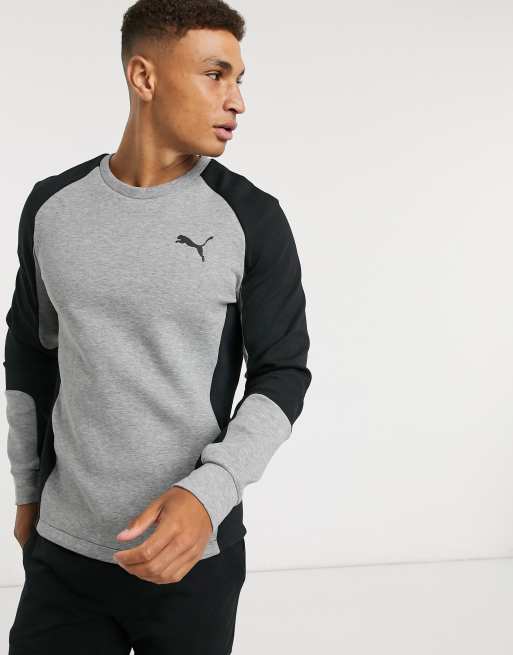 Puma Evostripe sweatshirt in grey