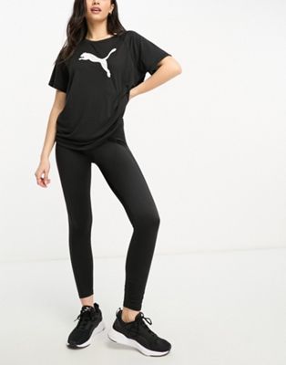 Puma Evostripe t-shirt in black - ASOS Price Checker