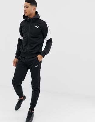 black puma tracksuit