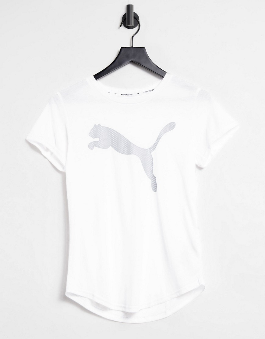 Puma – Evostripe – Vit t-shirt-Vita