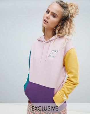 puma colorblock hoodie