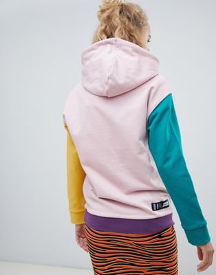 puma colorblock hoodie