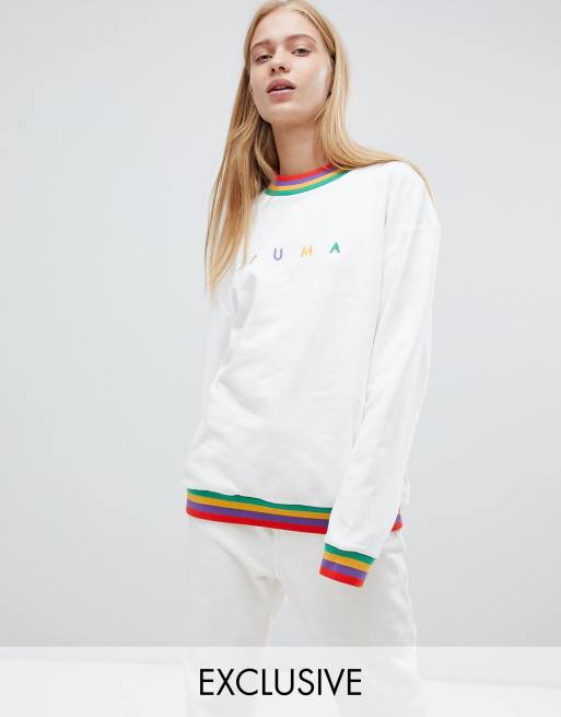 Puma sales rainbow sweatshirt