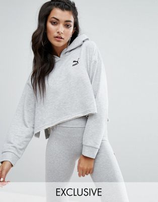 Puma Exclusive To ASOS Cropped Hoodie 