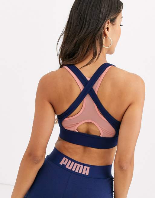 Puma Exclusive To ASOS Active Bra Top In Purple